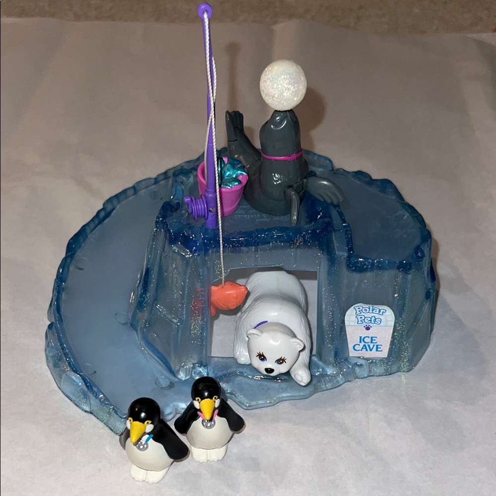Vintage Littlest Pet Shop Polar Pets Set - Complete-VGC